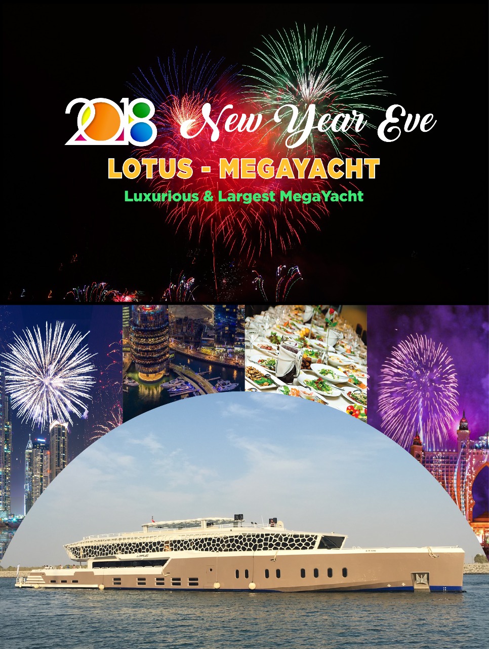 New Year Eve - Lotus - Megayacht